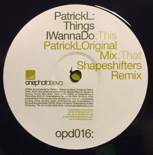 Patrick L ‎ Things I Wanna Do (Shapeshifters Remix).mp3