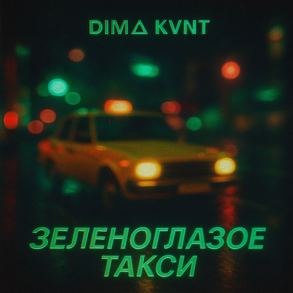 DIMA KANT - Зеленоглазое такси 2025 Cover DIMA KANT - Зеленоглазое такси 2025 Cover